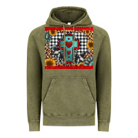 Vintage Olive Christmas cross Vintage Hoodie - Jasminsmagicworld