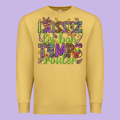 Loissez Les Bon Temps Rouler Premium Sweatshirt Designed By Howdyjamesfarm