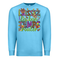 Ocean Blue Loissez les bon temps rouler Premium Sweatshirt - HowdyJamesFarm