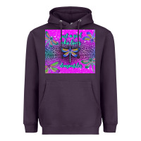 Plum just a girl who loves dragonfiles Heavyweight Hoodie - TumblerDesignByShophia