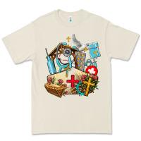 Bone nurse  cross and jesus Premium Tee - AdoDesignShop