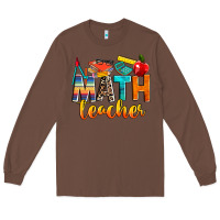 Chestnut math teacher Long Sleeve Tee - NancyCooperArtShop