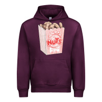 Mauve Wine Peanuts Urban Hoodie - FaDigitalArtStudio