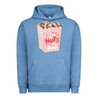 Pigment Pebble Blue Peanuts Urban Hoodie - FaDigitalArtStudio