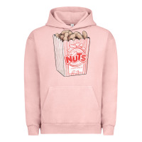 Pigment Salmon Peanuts Urban Hoodie - FaDigitalArtStudio