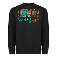 Black western howdy honey arrow gemstone Heavyweight Sweatshirt - NancyCooperArtShop