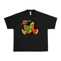 Black juneteenth hearts Urban Heavy Tee - MaliasSmallBusiness
