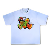 Grape Ice juneteenth hearts Urban Heavy Tee - MaliasSmallBusiness