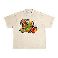 Sandshell juneteenth hearts Urban Heavy Tee - MaliasSmallBusiness