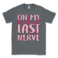 Charcoal Heather on my husband last nerve Classic Tee - MaliasSmallBusiness