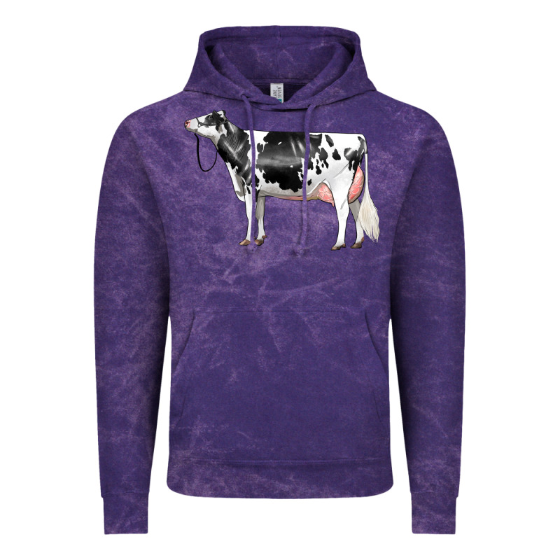 Holstein Dairy Cow Vintage Hoodie by LillyAllenDesigns | Teevron