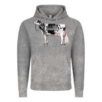 Cloud Rock Holstein Dairy Cow Vintage Hoodie - LillyAllenDesigns