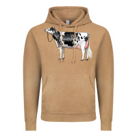 Vintage Camel Holstein Dairy Cow Vintage Hoodie - LillyAllenDesigns
