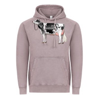 Vintage Zinc Holstein Dairy Cow Vintage Hoodie - LillyAllenDesigns