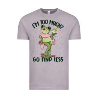 Vintage Zinc i'm too much go find less boujee frog Vintage Tee - MaliasSmallBusiness