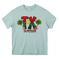 Arona texas summer Heavy Core Tee - CowhideDigitalArt