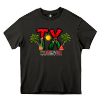 Asphalt texas summer Heavy Core Tee - CowhideDigitalArt