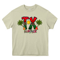 Mossy texas summer Heavy Core Tee - CowhideDigitalArt