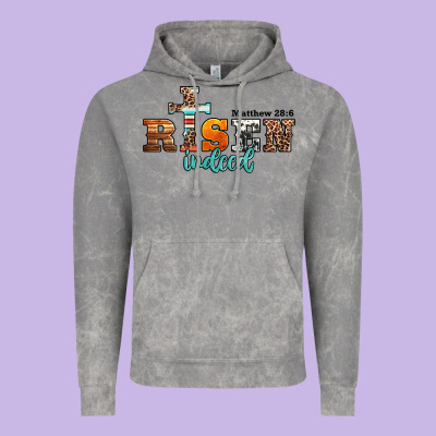 He Is Risen Indeed Matthew 28 6 Jesus Christ Easter Vintage Hoodie Designed By Jasminsmagicworld