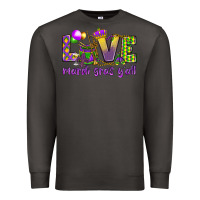 Smoke Love Mardi Gras Y'all Premium Sweatshirt - HowdyJamesFarm