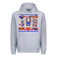 Heather Grey 4 th of july Premium Hoodie - TumblerDesignByShophia