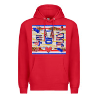 Red 4 th of july Premium Hoodie - TumblerDesignByShophia