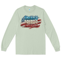 Matcha America america Long Sleeve Tee - NancyCooperArtShop