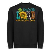 Black trust in the lord with all your heart Heavyweight Sweatshirt - NancyCooperArtShop
