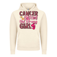 Vintage Artic cancer picked the wrong girl Vintage Hoodie - NancyCooperArtShop