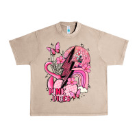 French Oak pink vibes Urban Heavy Tee - MaliasSmallBusiness