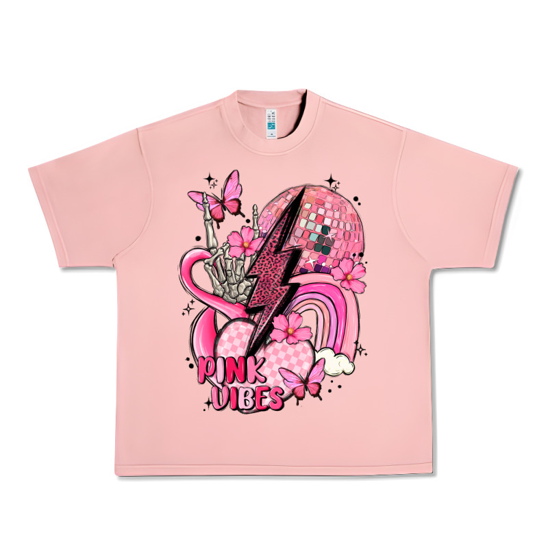 Pink Vibes Urban Heavy Tee by MaliasSmallBusiness | Teevron