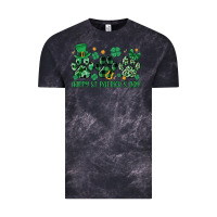 Cloud Black happy st.patrick's day Vintage Tee - MaliasSmallBusiness