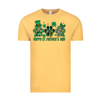 Vintage Mustard happy st.patrick's day Vintage Tee - MaliasSmallBusiness