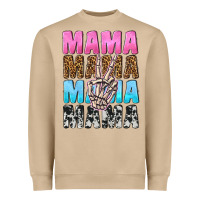 Mushroom mama skeleton peace leopard pattern Heavyweight Sweatshirt - NancyCooperArtShop