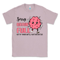 Lilac sorry brain full Classic Tee - MaliasSmallBusiness