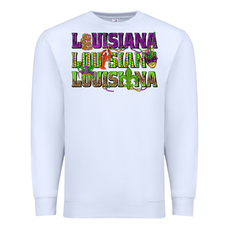 Louisiana Louisiana Louisiana Premium Sweatshirt by HowdyJamesFarm | Teevron