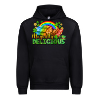 Black magically delicious St. Patricks Day Urban Hoodie - FaDigitalArtStudio