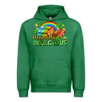 Emerald magically delicious St. Patricks Day Urban Hoodie - FaDigitalArtStudio