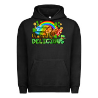 Pigment Black magically delicious St. Patricks Day Urban Hoodie - FaDigitalArtStudio