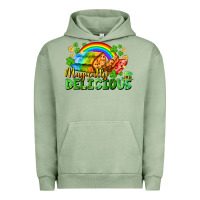 Pigment Oil Green magically delicious St. Patricks Day Urban Hoodie - FaDigitalArtStudio