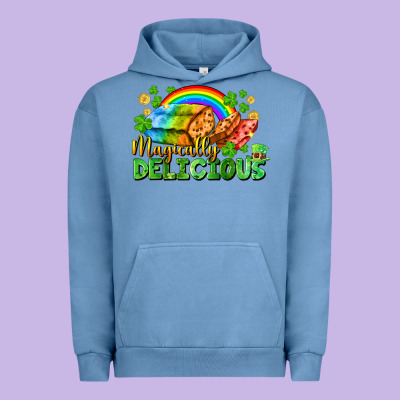 Magically Delicious St. Patricks Day Urban Hoodie Designed By Fadigitalartstudio