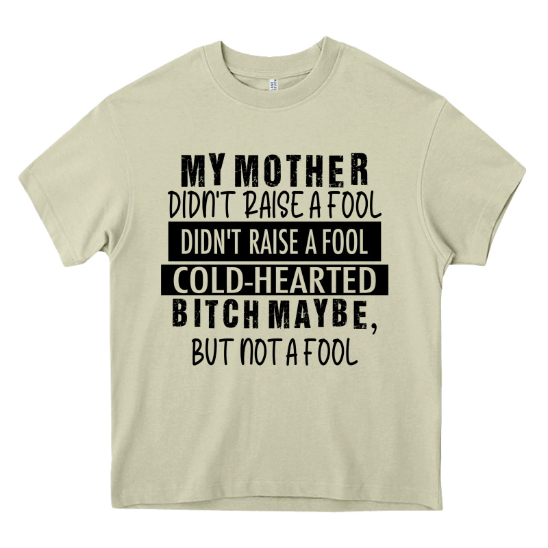 My Mother Black Heavy Core Tee by RacoonDesign | Teevron
