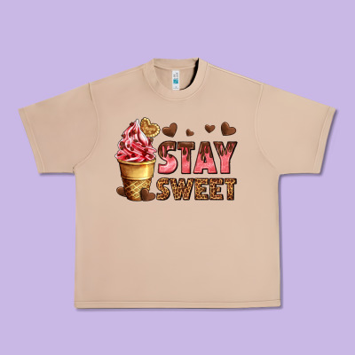 Stay Sweet Urban Heavy Tee Designed By Adodesignshop