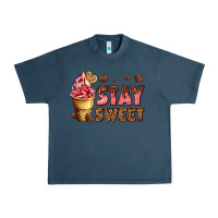 Midnight Navy stay sweet Urban Heavy Tee - AdoDesignShop
