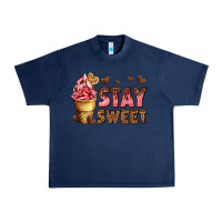 Navy stay sweet Urban Heavy Tee - AdoDesignShop