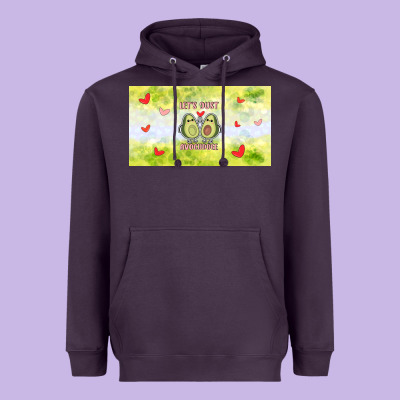 Let's Just Avocudde Heavyweight Hoodie Designed By Tumblerdesignbyshophia