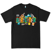 Black bartender Premium Tee - AdoDesignShop