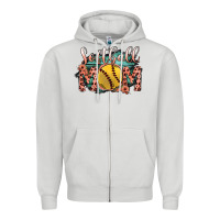 Dove Grey Softball Mom Zipper Hoodie - Bettercallsaul
