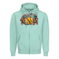 Softball Mom Zipper Hoodie | Teevron