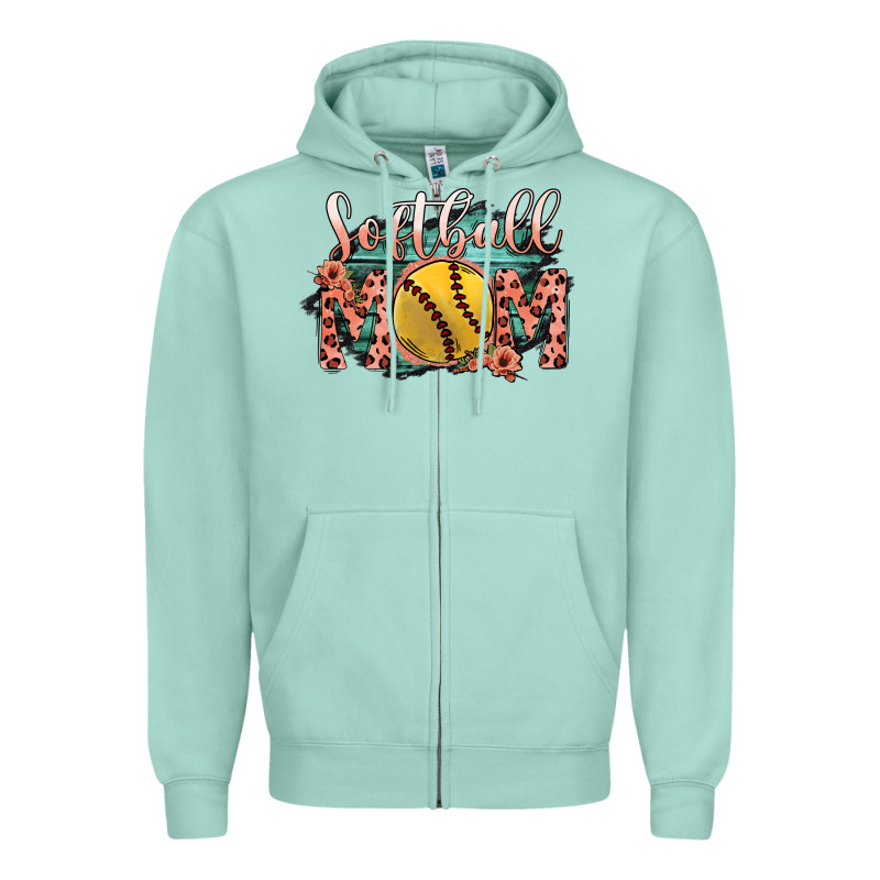 Softball Mom Zipper Hoodie by Bettercallsaul | Teevron